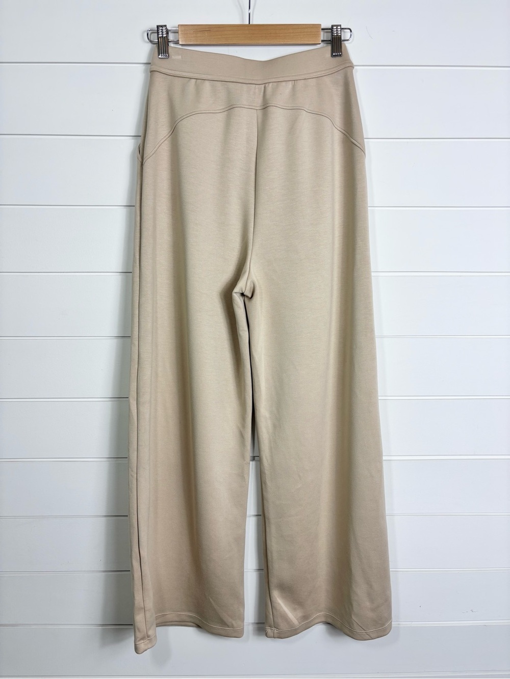 HALARA Wide Leg Cream High-Rise Pants size S - Picture 2 of 7